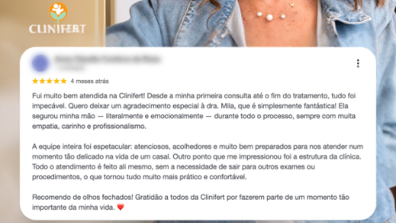 Um dos grandes diferenciais da Clinifert é ter tudo o que o paciente precisa em um único lugar.