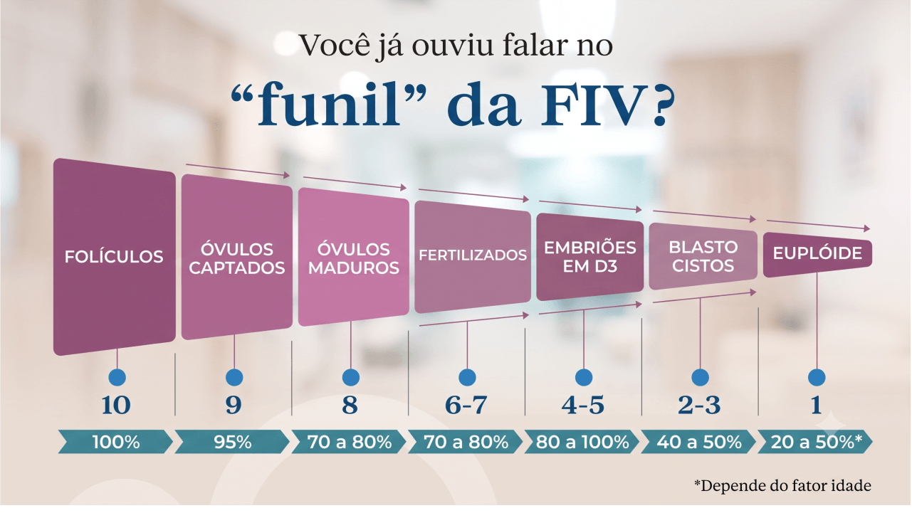 funil da fiv clinica de reprodução humana Florianópolis